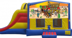Western Extreme Bouncer w/ Pool